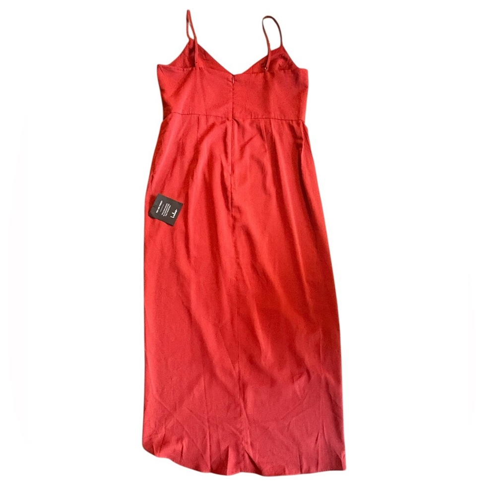 NWT Lulu’s Reinette Red Tulip Dress - Picture 5 of 8